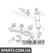 ПИЛЬНИК ОПОРИ КУЛЬОВОГО НИЖНЬОГО РИЧАГУ VOLKSWAGEN PASSAT B5/B5+ 1997-2005 FEBEST VWBJB001