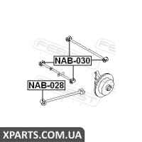 САЙЛЕНБЛОК ЗАДНЬОЇ ПОПЕРЕЧНОЇ ТЯГИ (NISSAN PRIMERA P11 1996-2001) FEBEST FEBEST NAB030