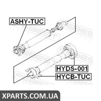 ПІДШИПНИК ПІДВЕСНОГО КАРДАННОГО ВАЛУ HYUNDAI TUCSON 2004-2010 FEBEST HYCBTUC