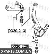 Опора кульова переднього верхнього важеля (HONDA CR-V RD1/RD2 1997-2001) FEBEST FEBEST 0320213