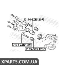 ПИЛЬНИК ВТУЛКИ НАПРЯМКУ СУППОРТУ ГАЛЬМОВОГО ПЕРЕДНЬОГО TOYOTA CAMRY ACV3#/MCV3# 2001-2006 FEBEST 0173GRX120F