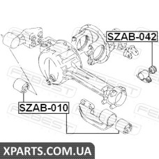 ПОДУШКА ДИФФЕРЕНЦИАЛА SUZUKI GRAND VITARA/ESCUDO SQ416/SQ420/SQ625 1998-2006 FEBEST SZAB010