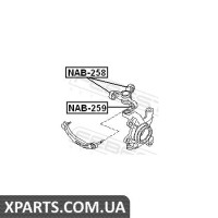 САЙЛЕНБЛОК ПОВОРОТНОГО КУЛАКА (NISSAN PRIMERA P12 2001-2007) FEBEST FEBEST NAB259