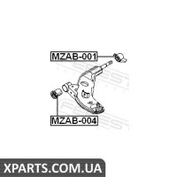 САЙЛЕНБЛОК ЗАДНІЙ ПЕРЕДНЬОГО ВАЖЕЛЯ (MAZDA 626 GE 1991-1997) FEBEST FEBEST MZAB001 САЙЛЕНБЛОК ЗАДНІЙ ПЕРЕДНЬОГО ВАЖЕЛЯ (MAZDA 626 GE 1991-1997) FEBEST FEBEST MZAB001