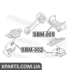 ПОДУШКА ДВИГУНА ЗАДНЯ AT SUBARU IMPREZA G11 2000-2007 FEBEST SBM005