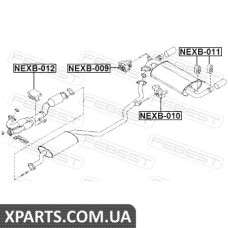 КРОНШТЕЙН КРІПЛЕННЯ ГЛУШНИКА NISSAN MURANO Z50 2002-2007 FEBEST NEXB010