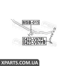 ТЯГА СТАБИЛИЗАТОРА ПЕРЕДНЯЯ ПРАВАЯ MITSUBISHI PAJERO IV MONTERO V87W/V97W 2006- FEBEST 0423V97FR