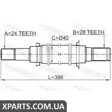ПІВОСЬ ПРАВА 24X369X28 FEBEST 0512BL16MT