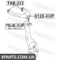 САЙЛЕНБЛОК ВЕРХНЬОГО ПЕРЕДНЬОГО РИЧАГУ TOYOTA CROWN/MAJESTA GRS18#/UZS18# 2003-2008 FEBEST TAB233