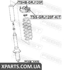 САЙЛЕНБЛОК ПЕРЕДНЬОГО АМОРТИЗАТОРА TOYOTA LAND CRUISER PRADO 120 GRJ12#/KDJ12#/RZJ12#/TRJ12#/VZJ12# 2 FEBEST TAB102