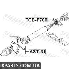 ПІДШИПНИК ПІДВЕСНОГО КАРДАННОГО ВАЛУ FEBEST TCBF700