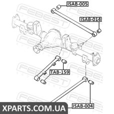 САЙЛЕНТБЛОК ЗАДНІЙ ПОПЕРЕЧНОЇ ТЯГИ ISUZU BIGHORN/TROOPER UY 1998-2002 FEBEST ISAB014