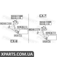 САЙЛЕНБЛОК ЗАДНИЙ ПЕРЕДНЕГО ЛЕВОГО РЫЧАГА MAZDA CX-7 ER 2006-2012 FEBEST MZABCXB