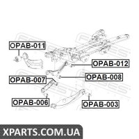 САЙЛЕНБЛОК ЗАДНЬОГО ПОперечного важеля FEBEST OPAB008