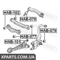 САЙЛЕНБЛОК ЗАДНЬОГО АМОРТИЗАТОРУ (HONDA ACCORD CC/CD/CE 1994-1998) FEBEST FEBEST HAB079