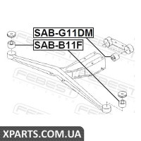 САЙЛЕНБЛОК ПОДУШКИ ДИФЕРЕНЦІАЛУ (SUBARU IMPREZA G11 2000-2007) FEBEST FEBEST SABB11F