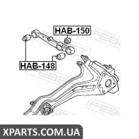 САЙЛЕНБЛОК Заднього важеля (HONDA CIVIC/CIVIC FERIO EK#/EJ9 1995-2001)