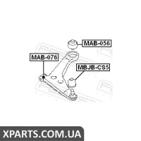 САЙЛЕНБЛОК ПЕРЕДНЬОГО важеля (MITSUBISHI LANCER CS 2000-2009) FEBEST FEBEST MAB056