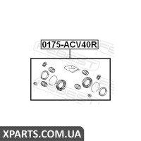 РЕМКОМПЛЕКТ СУППОРТУ ГАЛЬМОВОГО ЗАДНЬОГО FEBEST 0175ACV40R