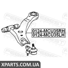ВАЖЕЛ ПЕРЕДНІЙ ЛІВИЙ TOYOTA HARRIER ACU30/MCU3#/GSU3# 2003- FEBEST 0124MCU35LH
