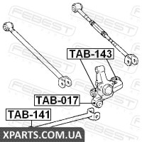 САЙЛЕНБЛОК ЗАДНЬОЇ ЦАПФИ (TOYOTA CAMRY ACV3#/MCV3# 2001-2006) FEBEST FEBEST TAB017