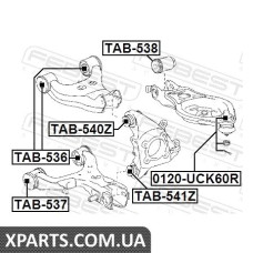 САЙЛЕНБЛОК ЗАДНЬОЇ ЦАПФИ FEBEST TAB541Z