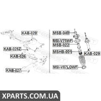 САЙЛЕНБЛОК ЗАДНЕЙ ТЯГИ MITSUBISHI PAJERO IV MONTERO V87W/V97W 2006- FEBEST KAB029