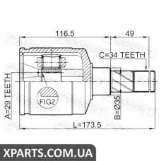 ШРУС ВНУТРІШНІЙ 29X35X34 CHEVROLET LEGANZA (V100) 1998-2002 FEBEST 1111ESP