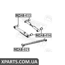 САЙЛЕНБЛОК ЗАДНЬОЇ ПОПЕРЕЧНОЇ ТЯГИ (MAZDA 626 GD 1988-1992) FEBEST FEBEST MZAB034