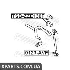 ВТУЛКА ПЕРЕДНЕГО СТАБИЛИЗАТОРА D24 (TOYOTA COROLLA/MATRIX (NAP) ZZE13# 2002-2008) FEBEST FEBEST TSBZZE130F