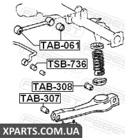 ВТУЛКА ЗАДНЕГО СТАБИЛИЗАТОРА (TOYOTA HIACE/REGIUSACE KZH1##/LH1##/RZH1##/TRH1## 1989-2004) FEBEST FEBEST TSB736