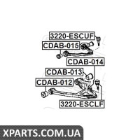 САЙЛЕНБЛОК ПЕРЕДНЬОГО НИЖНЬОГО РИЧАГУ FEBEST CDAB013