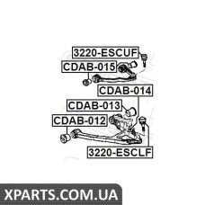 САЙЛЕНБЛОК ПЕРЕДНЬОГО НИЖНЬОГО РИЧАГУ FEBEST CDAB013
