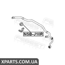 Втулка заднього стабілізатора D19 (NISSAN QASHQAI J10F 2006-) FEBEST FEBEST NSBJ10R