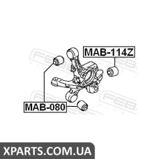 САЙЛЕНБЛОК ЗАДНЬОЇ ЦАПФИ MITSUBISHI LANCER CS 2000-2009 FEBEST MAB114Z