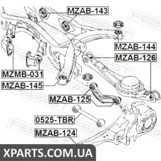 САЙЛЕНБЛОК ЗАДНІЙ ПІДВІСКИ MAZDA CX-9 TB 2007-2013 FEBEST MZAB126