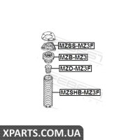 ПІДШИПНИК ОПОРИ ПЕРЕДНЬОГО АМОРТИЗАТОРА (MAZDA 3 BK 2003-2008) FEBEST FEBEST MZBMZ3
