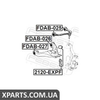 САЙЛЕНБЛОК ПЕРЕДНЬОГО НИЖНЬОГО важеля FEBEST FDAB026