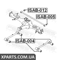 САЙЛЕНБЛОК ЗАДНЬОЇ ПОДОВЖНОЇ ТЯГИ ISUZU BIGHORN/TROOPER UX 1992-1997 FEBEST ISAB004