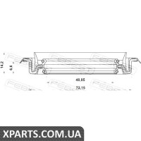 САЛЬНИК ПРИВОДУ (50X72X6.6X14.2) FEBEST 95TCS50720714X