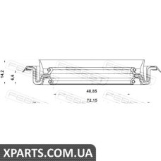 САЛЬНИК ПРИВОДУ (50X72X6.6X14.2) FEBEST 95TCS50720714X