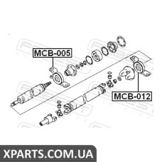 ПІДШИПНИК ПІДВЕСНОГО КАРДАННОГО ВАЛУ MITSUBISHI OUTLANDER CU# 2002-2006 FEBEST MCB005
