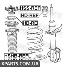 ПИЛЬНИК ПЕРЕДНЬОГО АМОРТИЗАТОРУ HONDA CR-V RE3/RE4 2007-2012 FEBEST HSHBREFR