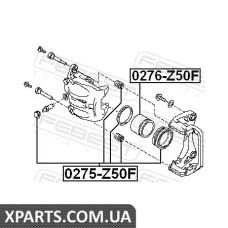 ПОРШЕНЬ СУППОРТУ ГАЛЬМОВОГО ПЕРЕДНЬОГО NISSAN MURANO Z50 2002-2007 FEBEST 0276Z50F