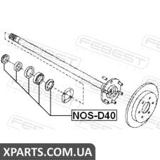 РЕМКОМПЛЕКТ ЗАДНІЙ ПІВОСІ NISSAN NAVARA D40M 2005- FEBEST NOSD40