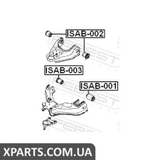 САЙЛЕНБЛОК НИЖНЬОГО ВАЖЕЛЯ ISUZU BIGHORN/TROOPER UX 1992-1997 FEBEST ISAB003