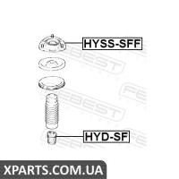 ВІДБІЙНИК ПЕРЕДНЬОГО АМОРТИЗАТОРА HYUNDAI SANTA FE (BB) 2000-2006 FEBEST HYDSF