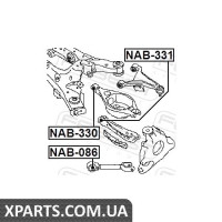 САЙЛЕНБЛОК Заднього важеля INFINITI FX35/50 (S51) 2008- FEBEST NAB330