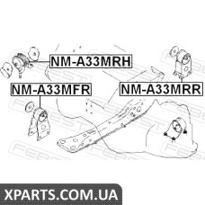 ПОДУШКА ДВИГУНА ПЕРЕДНЯ MT NISSAN MAXIMA/CEFIRO A33 1998-2006 FEBEST NMA33MFR