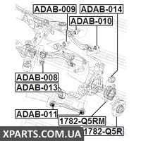 САЙЛЕНБЛОК Заднього нижнього важеля AUDI A4 AVANT (8K5) 2008- FEBEST ADAB008